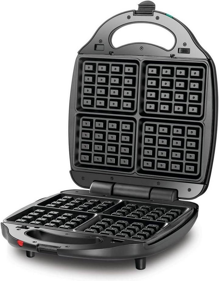 Black and Decker 3 in 1 4s Sandwich waffle Maker 1400W Black