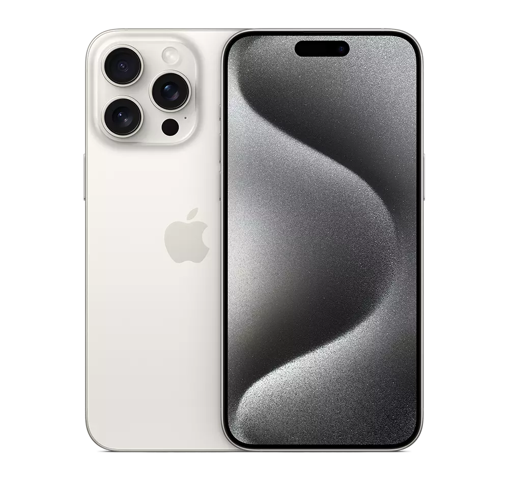 Apple iPhone 15 Pro Max, 5G, 6.7 inch, 256GB, White Titanium