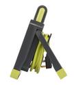 Masterplug, Pro-XT 4 Socket LED Work Light Extension Reel with Stand, 5M Cable, Grey