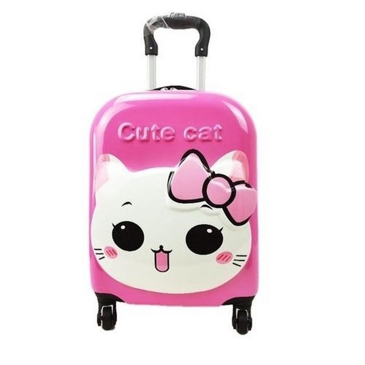 Pink store kids luggage