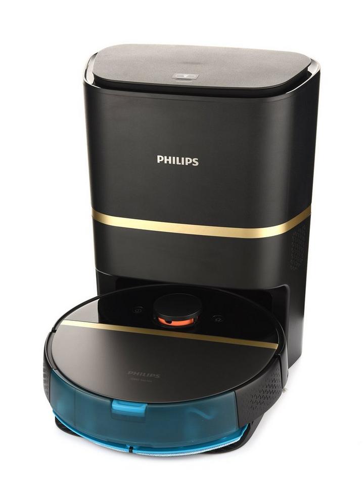 Philips Homerun 7000 Series Aqua Robot Vacuum Mop, Black Gold