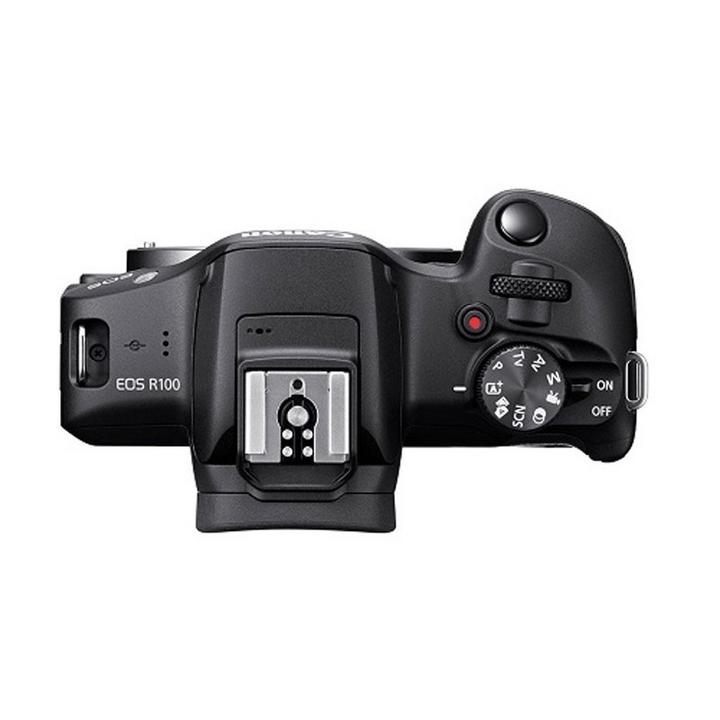 Canon Eosm100 専用 Canon EOS R100 Mirrorless Camera, 24.1 Mega Pixel, WiFi, Black - eXtra