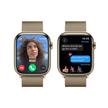Apple Watch Series 9 GPS + Cellular 45mm Gold Stainless Steel Case with Gold Milanese Loop