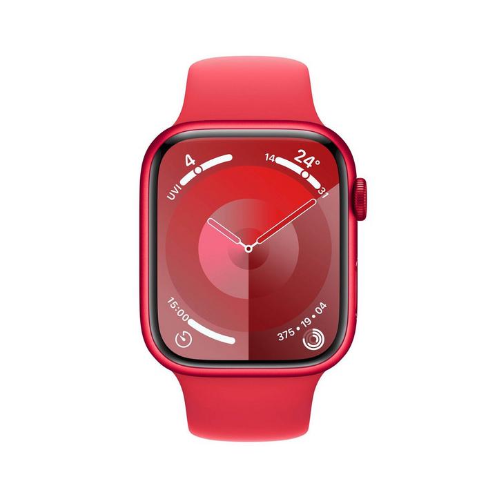 Apple Watch Series 9 GPS 41mm Aluminium Case with (PRODUCT)RED Sport Band - M/L