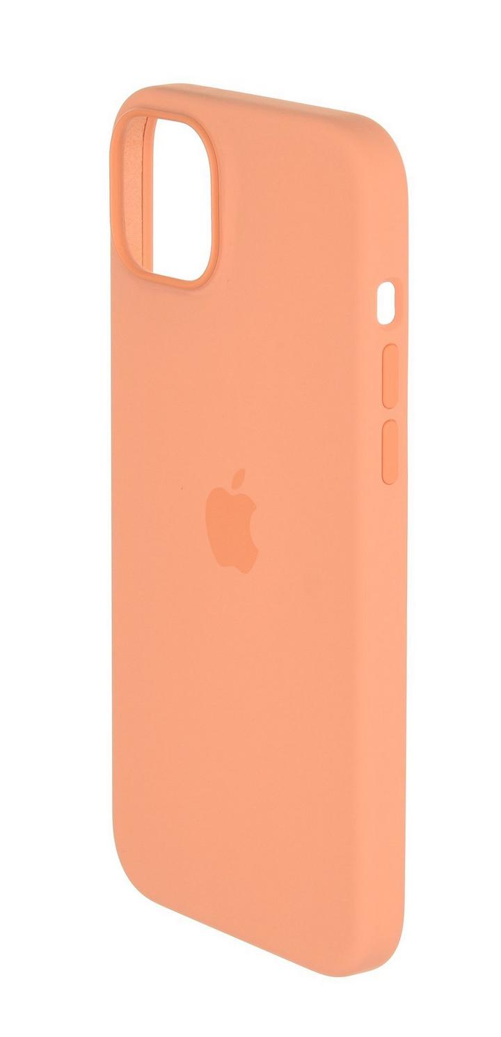 iPhone 15 Pro Max Silicone Case with MagSafe - Orange Sorbet - Apple