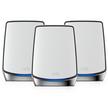 Netgear, WiFi 6 Mesh Router, Tri-Band, Silver/White