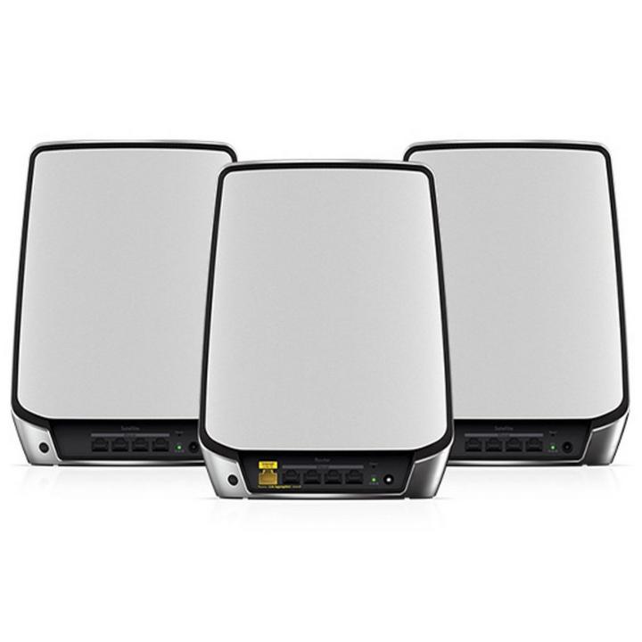 Netgear, WiFi 6 Mesh Router, Tri-Band, Silver/White