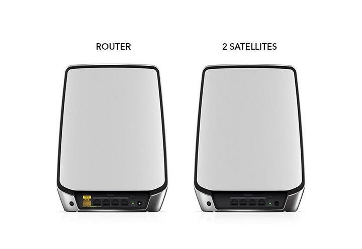 Netgear, WiFi 6 Mesh Router, Tri-Band, Silver/White
