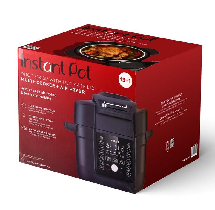 Instant Pot Duo Crisp with Ultimate Lid, 6.2L, 1500W