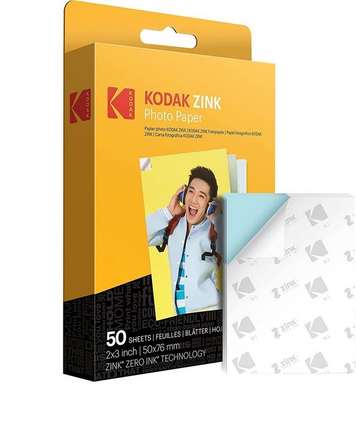 KODAK Zink Photo Paper 2X3 50 Sheets eXtra