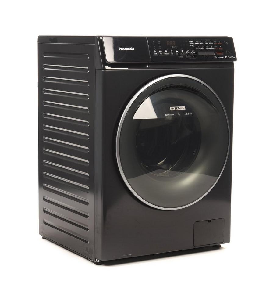 Panasonic Frontload Washer & Dryer 10.5/6 Kg, Inverter, Black - eXtra