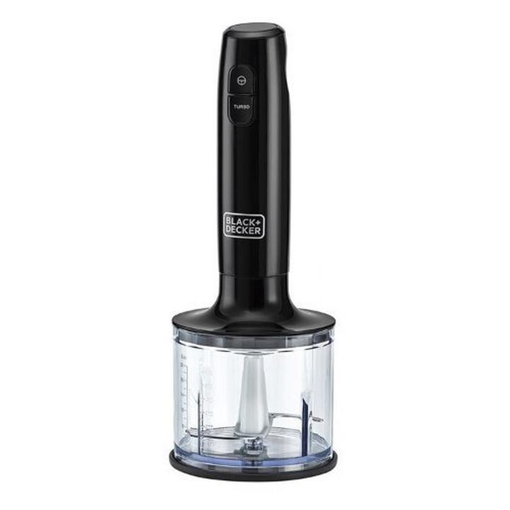 Black+Decker 3in1 Blender With Chopper, 600W, Black