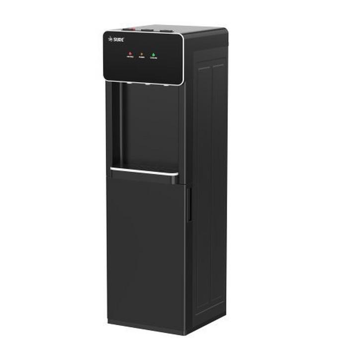 SURE 3 Taps Bottom Load Water Dispenser, Black