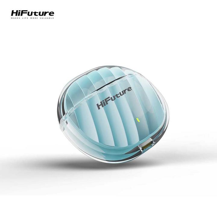 HiFuture FLYBUDS3 Wireless Earbuds, Light Blue