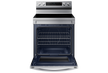 Samsung Electric Range, 4 Black Ceramic Hobs 1 Warming Zone, WiFi, Stainless Steel/Black