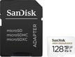 SANDISK High Endurance microSDXC + SD Adapter, 128GB, White