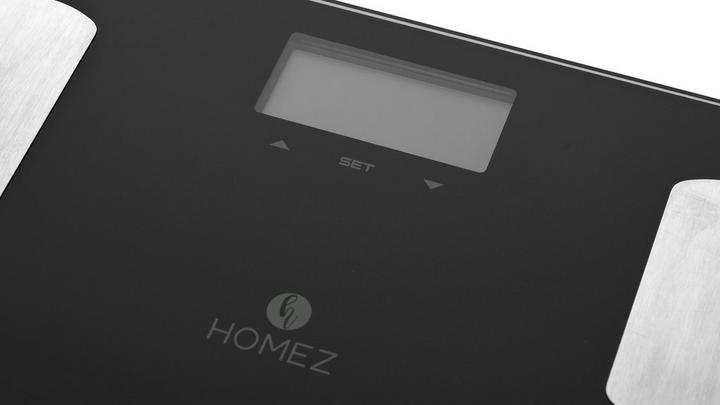 Homez Body Fat and Hydration Monitor Scale, Max Weight 180Kg