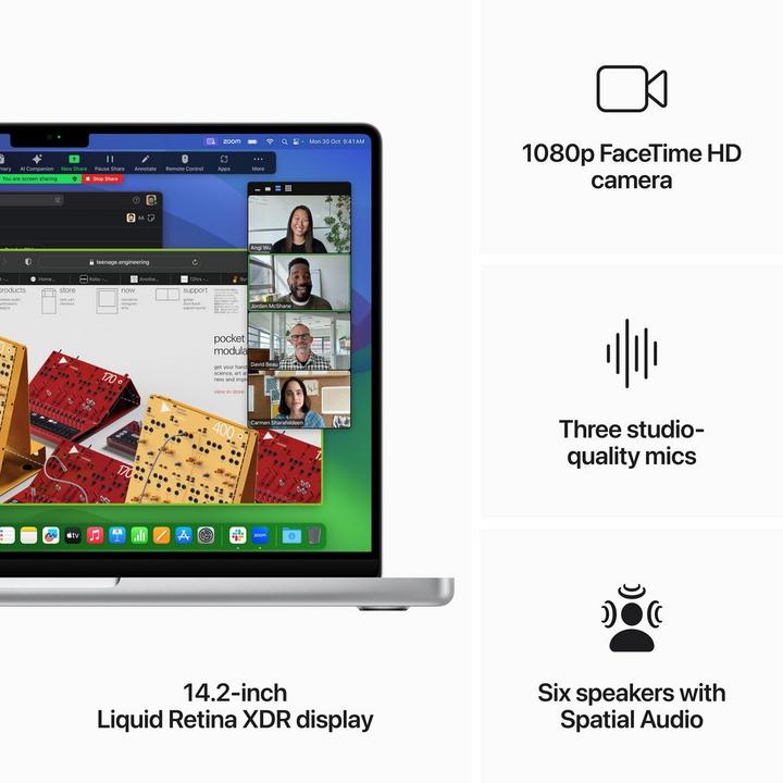 APPLE MacBook Pro, M3 Max, 36GB, 1TB SSD, 14.2 inch, Silver