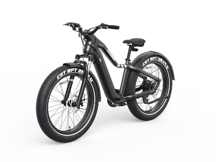 OKAI, Ranger Electric Bike, 70 Km Max Range and 32 Km/H Max Speed, 750w, Black