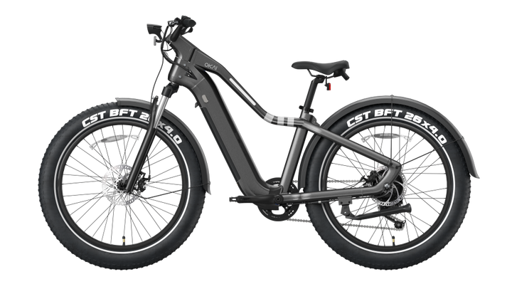 OKAI, Ranger Electric Bike, 70 Km Max Range and 32 Km/H Max Speed, 750w, Black