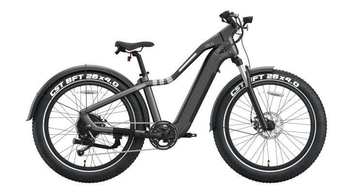 OKAI, Ranger Electric Bike, 70 Km Max Range and 32 Km/H Max Speed, 750w, Black