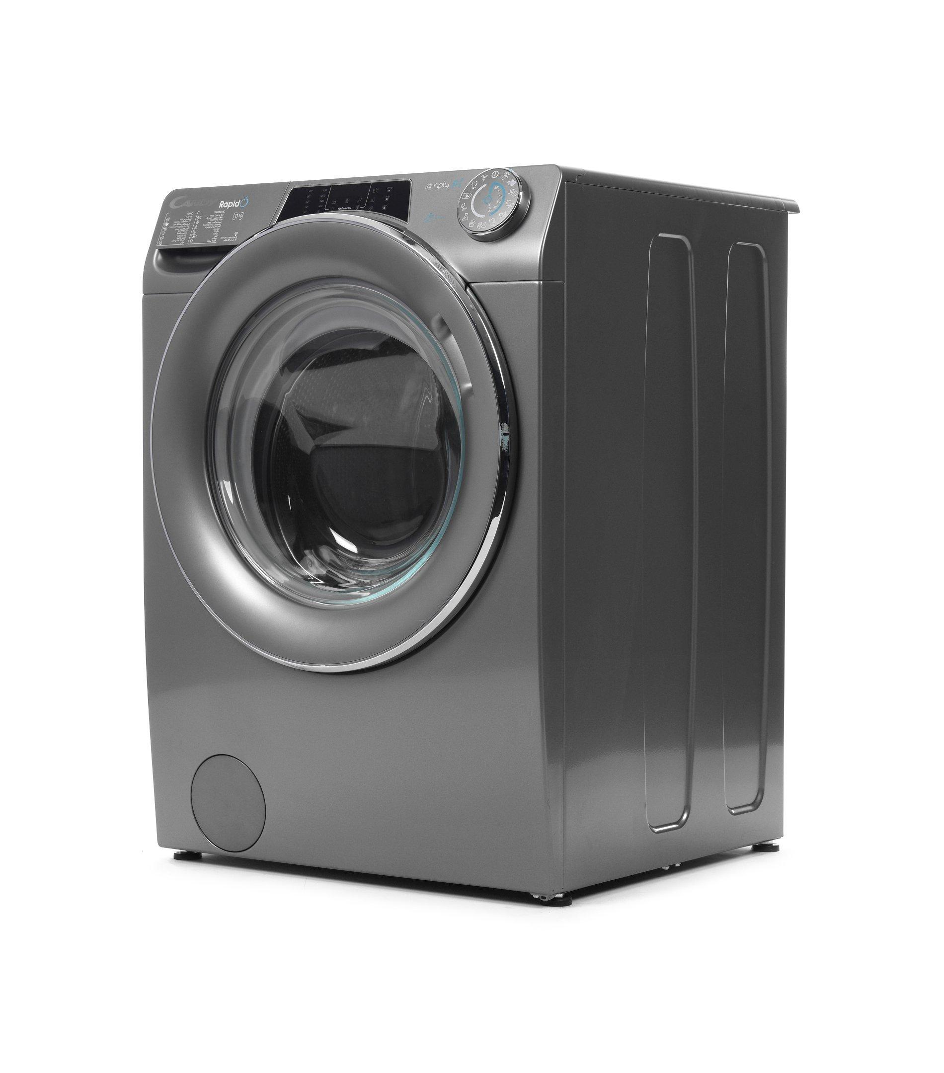 Candy Rapid' O Washing Machine 11kg, Inverter Motor, WiFi & Bluetooth, 1400RPM, Color Anthracite 4