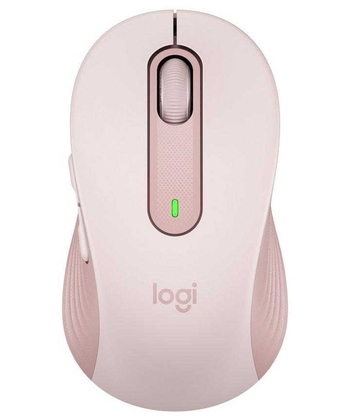 Logitech M650 Wireless Mouse, Smarter Scrolling, Rose