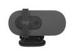 LOGITECH Brio 100 Webcam, FHD 1080p, Shutter, Built-in Mic, Graphite