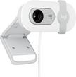 LOGITECH Brio 100 Webcam, FHD 1080p, Shutter, Built-in Mic, White