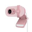 LOGITECH Brio 100 Webcam, FHD 1080p, Shutter, Built-in Mic, Rose