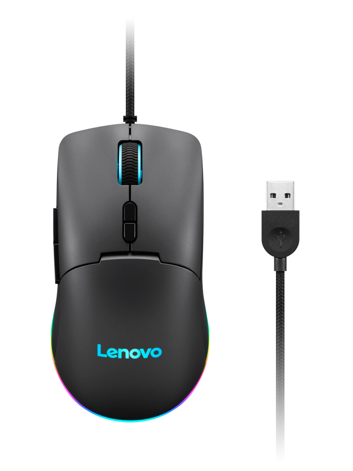 LENOVO Legion M210 RGB Wired Gaming Mouse, Black