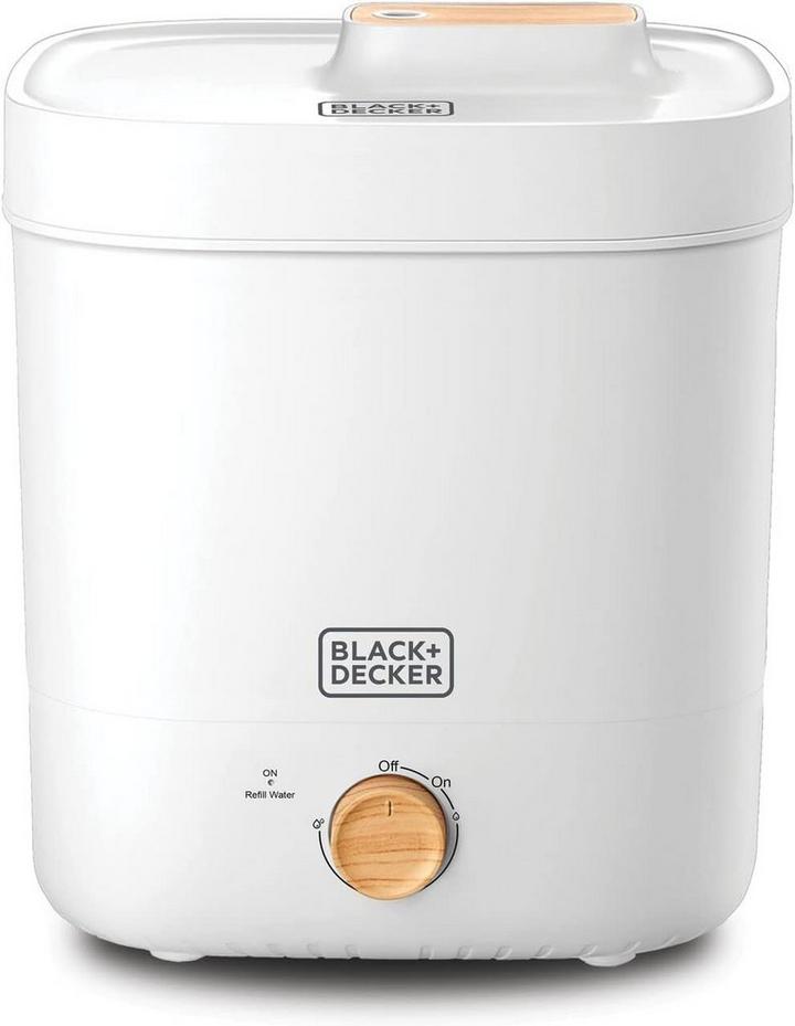 BLACK DECKER 30W Digital Air Humidifier Upto 40M2 Coverage White