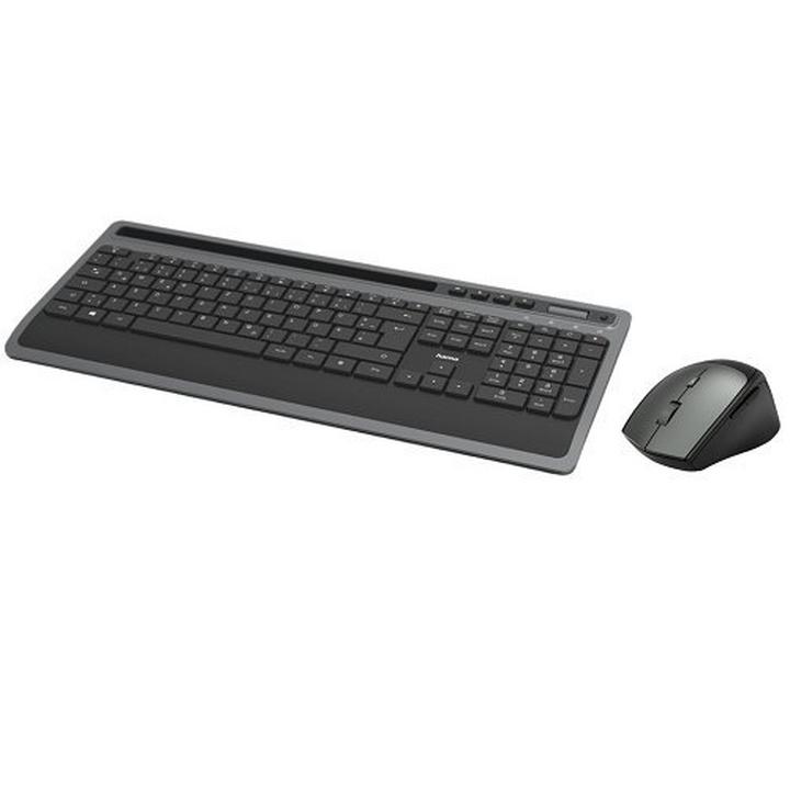 Hama Wireless Keyboard + Mouse, Black