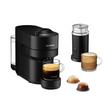 Nespresso Vertuo Pop Coffee Machine, Black, With Aerocino 3 Milk Frother