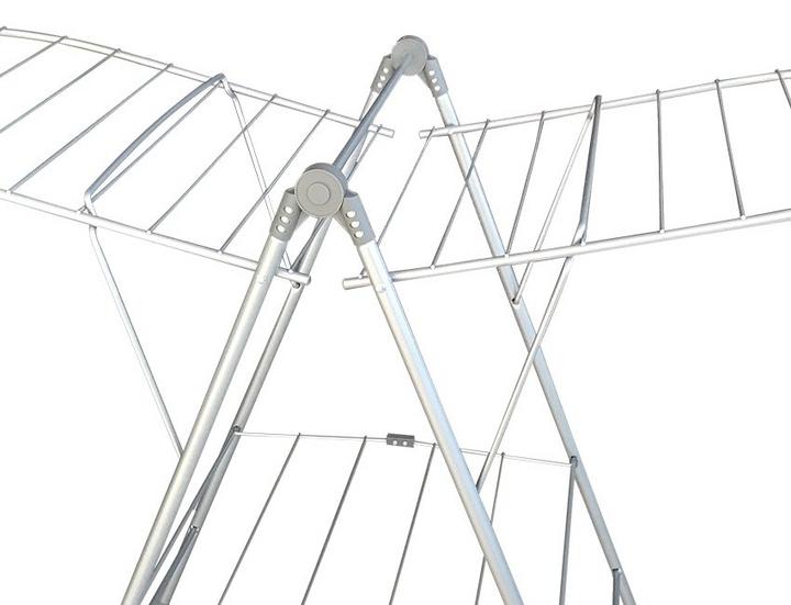 Optima Expandable Clothes Drying Rack Silver