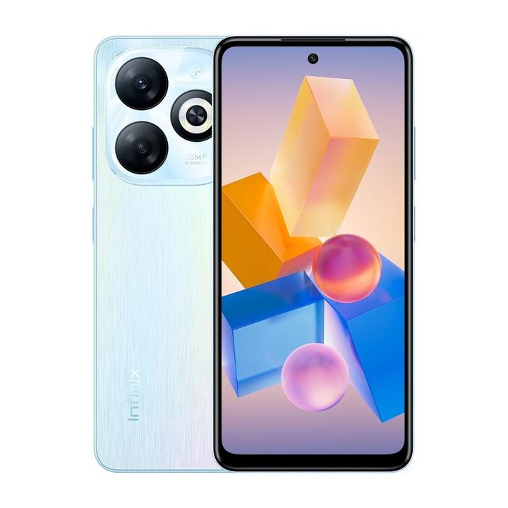 Infinix Smart 8 Pro, 128 GB, Rainbow Blue.