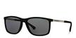 Emporio Armani Womens Rectangular Sunglasses, Black.