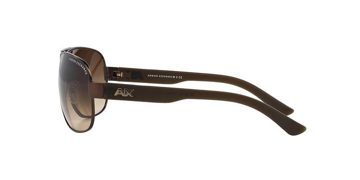 AX Armani Exchange Mens Ax2012s Metal Rectangular Sunglasses, Size 62-14-125mm  - eXtra
