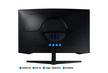 SAMSUNG G5 QHD Gaming Curved Monitor, 32 inch, FreeSync, Black.