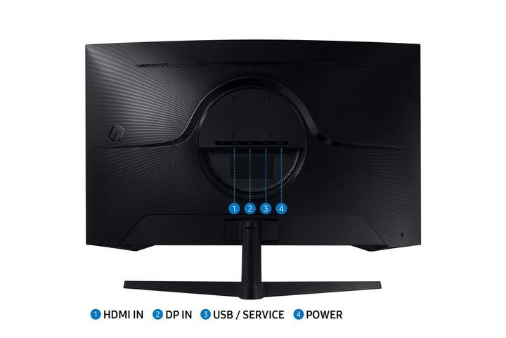 SAMSUNG G5 QHD Gaming Curved Monitor, 32 inch, FreeSync, Black.