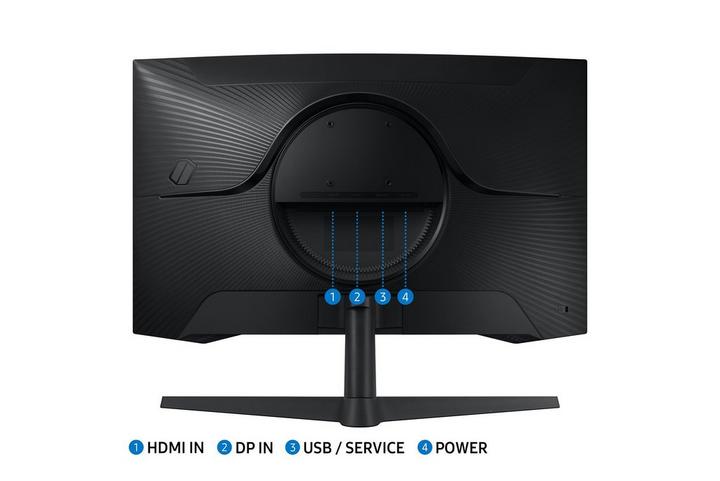 SAMSUNG G5 QHD Gaming Curved Monitor, 27 inch, FreeSync, Black
