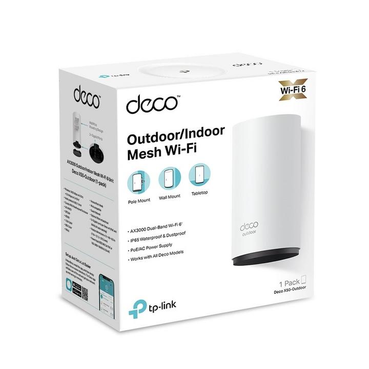 TP-Link DECO Whole Home Mesh WiFi 6 Dual-Band 1Pack White TP-Link DECO Whole Home Mesh WiFi 6 Dual-Band 1Pack White