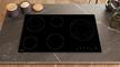 Ariston Built In Electric Vitro Ceramic Hob 90 cm, 5 Cooking Zones, Black.