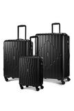American Tourister Skytrac SP Set of 3Pc HS ABS Hard Luggage, Black.