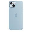 Apple iPhone 15 Silicone Case with MagSafe,Light Blue