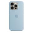 Apple iPhone 15 Pro Silicone Case with MagSafe,Light Blue