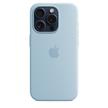 Apple iPhone 15 Pro Silicone Case with MagSafe,Light Blue