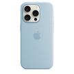 Apple iPhone 15 Pro Silicone Case with MagSafe,Light Blue