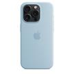 Apple iPhone 15 Pro Silicone Case with MagSafe,Light Blue