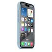 Apple iPhone 15 Pro Silicone Case with MagSafe,Light Blue